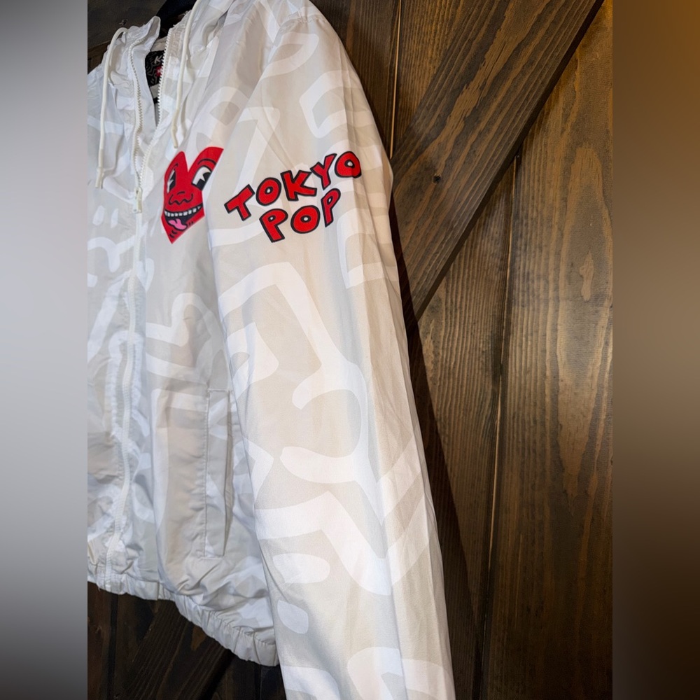 Members Only Keith Haring Windbreaker Zip Jacket - Picture 3 of 9
